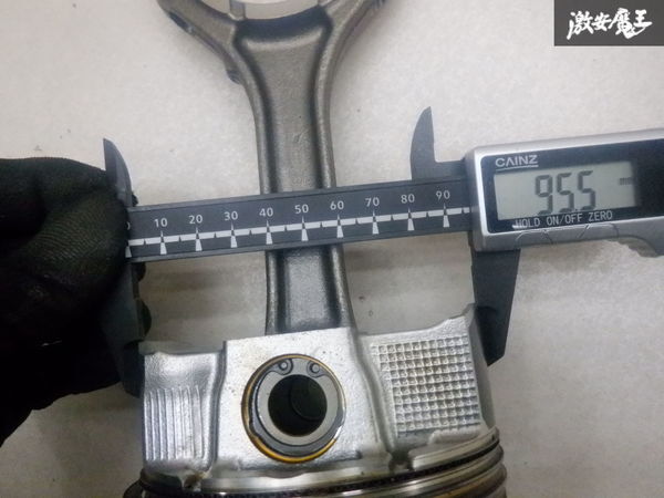 日産 純正 Z34 フェアレディZ VQ37VHR ピストン コンロッド 1台分 95.5mm ノーマル 即納 CV36 スカイライン KY51 フーガ 棚J‐2_画像9