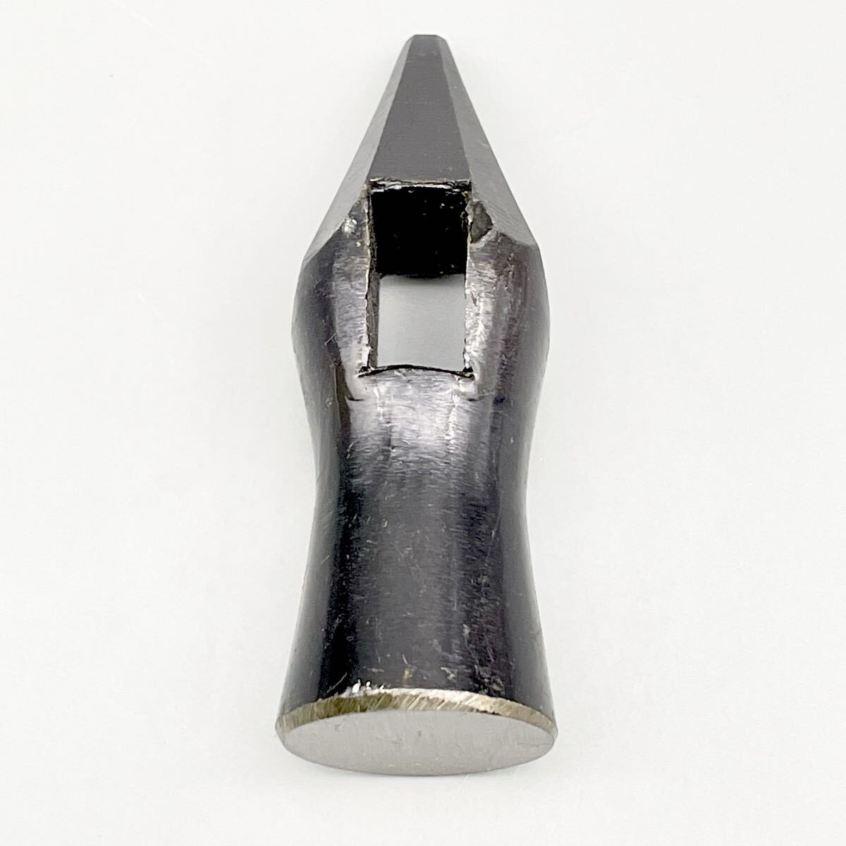 [新品 未使用品] 播州三木 福島 下腹槌 頭 30mm 約280g 玄能 金槌 大工 道具 工具 玄翁 先切 舟手 片口 ハンマー 職人 希少 金物屋 在庫品_画像7