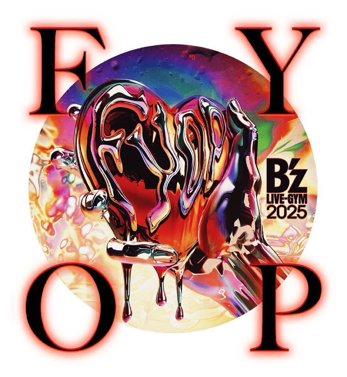 B'z LIVE-GYM 2025 FYOPツアーTシャツLサイズ新品未開封松本孝弘稲葉浩志B'zビーズTAKINABAナゴヤバンテリンドーム名古屋_画像4