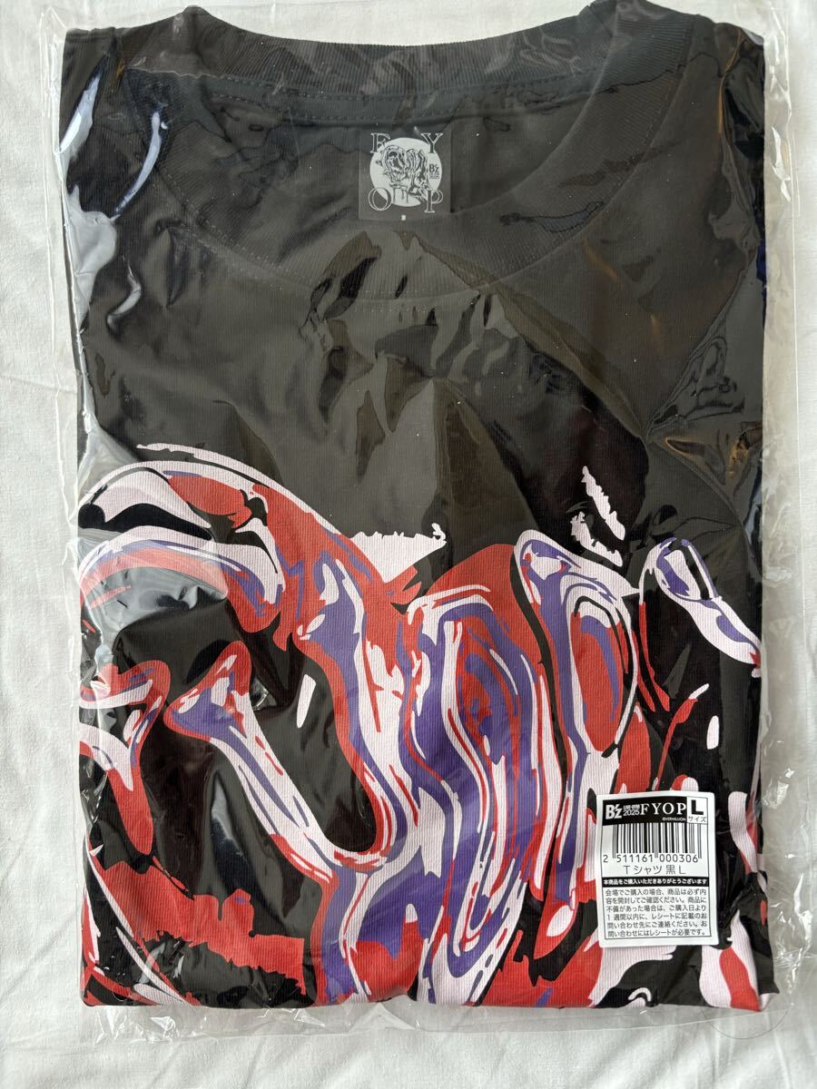 B'z LIVE-GYM 2025 FYOPTシャツ黒Lサイズ新品未開封松本孝弘稲葉浩志B'zビーズTAKINABAナゴヤバンテリンドーム名古屋_画像3