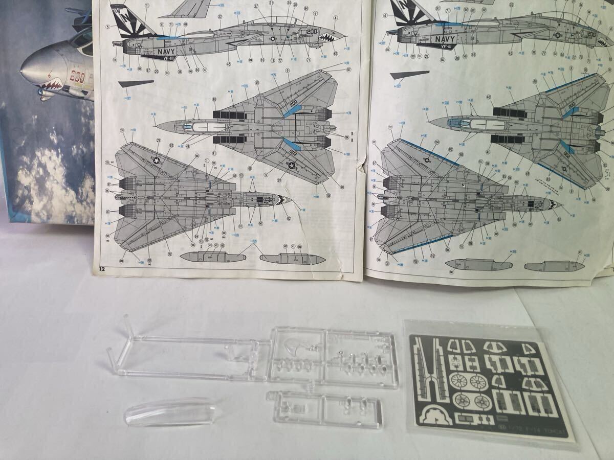 1/72 プラモデル・ジェット機 その⑮ グラマン F-14A トムキャット アメリカ海軍第111戦闘飛行隊 “サンダウナーズ（ハセガワ）_画像5