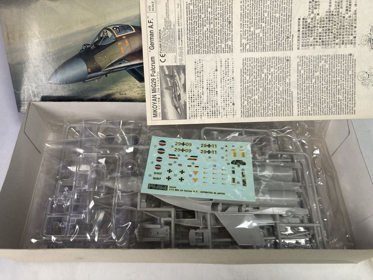 1/72 プラモデル・ジェット機 その⑲ ミグ29 ファルクラム 統一ドイツ空軍仕様（フジミ）_画像3