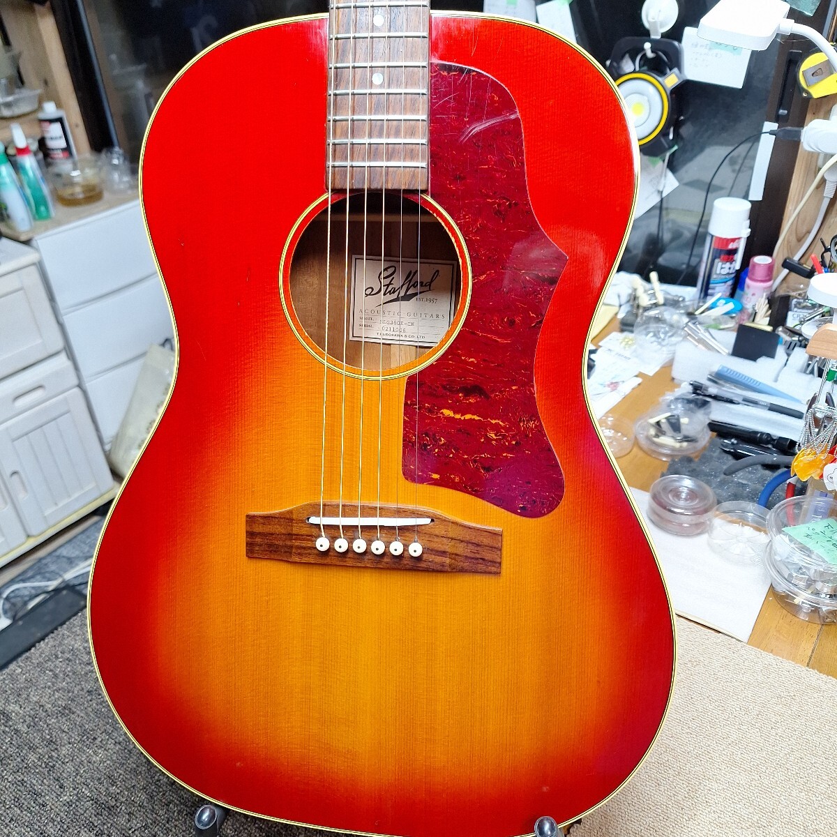  штат служащих .-doSLG-360E/CH низкий струна высота . отделка .B-25 стиль. электроакустическая гитара 7/8 размер., брать . поворот. доброкачественность женщина тоже популярный look s с футляром 