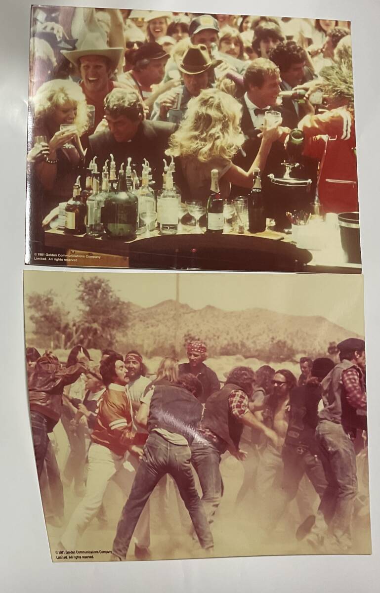 バート・レイノルズ ジャッキー・チェン「キャノンボール」宣伝資料用六切りカラー写真(11点)_画像5