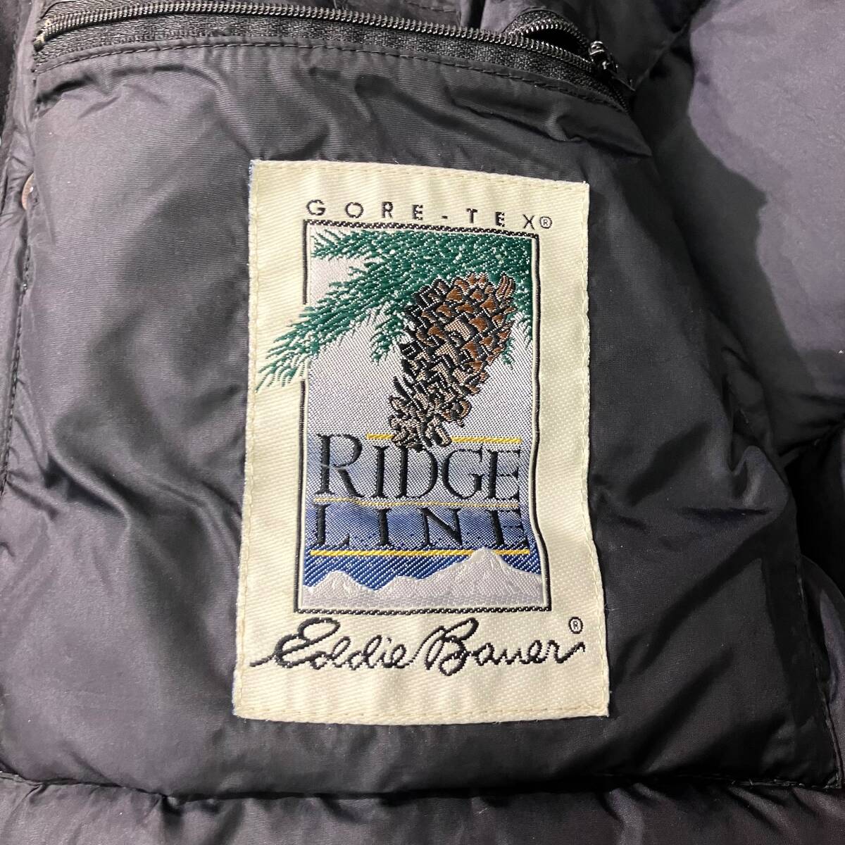 Eddie Bauer エディーバウアー Gore-Tex RIDGE LINE ゴアテックス ダウンジャケット M ダウンパーカー L.L.Bean AIGLE メンズ_画像6