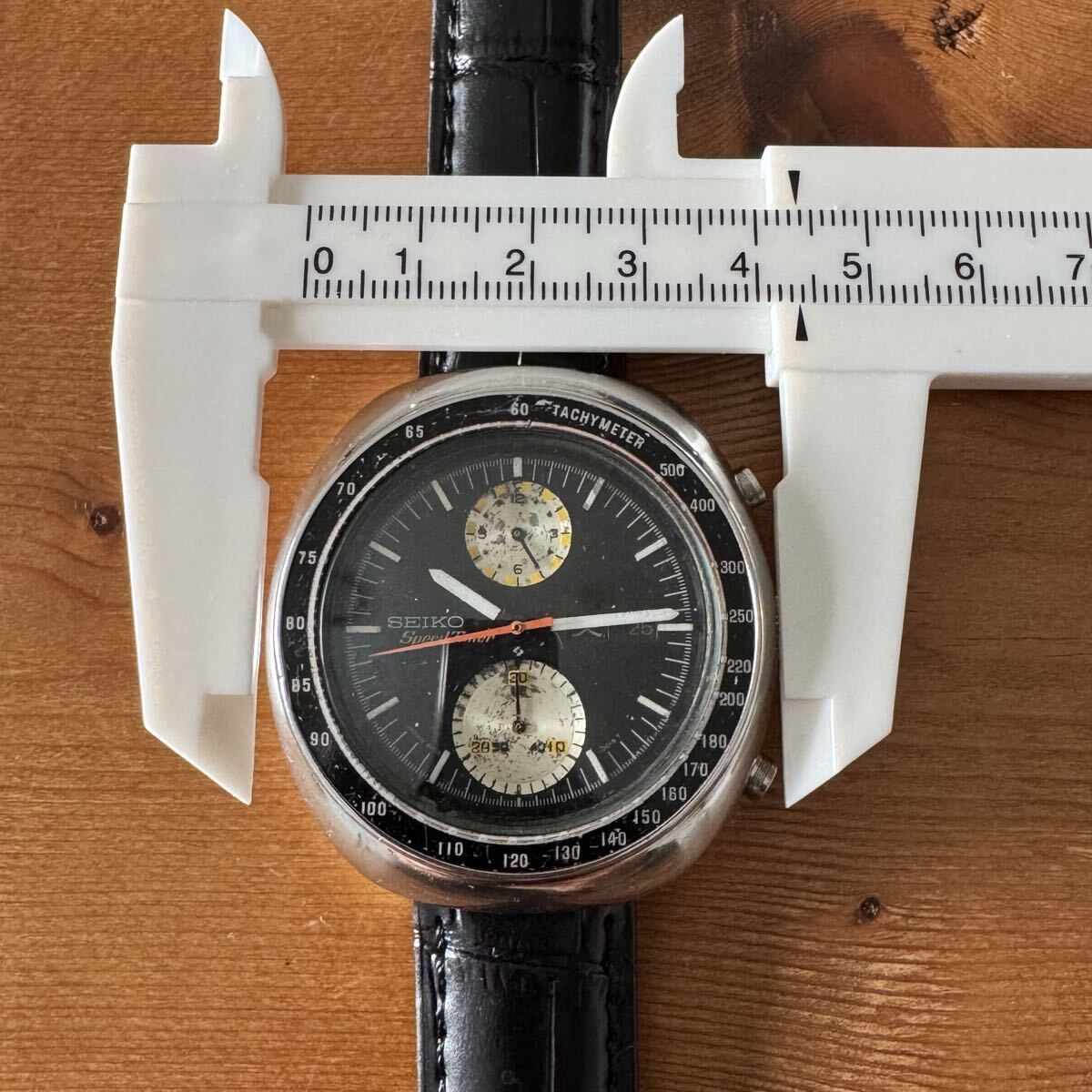 【稼動品/1976年8月】SEIKO セイコー Speed Timer スピードタイマー ビッグダブル UFO クロノグラフ 6138-0011 自動巻き 5 スポーツ SPORTS_画像7