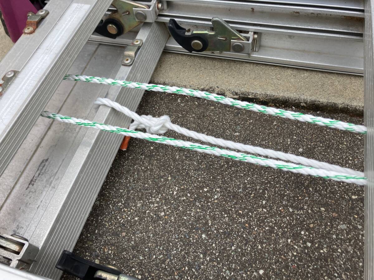 送料含む！【中古品】◇ピカコーポレイション(Pica) サヤ管式3連はしご LNT-70A コンパクト3　紐新品◇アクトツール富山店◇外_画像5