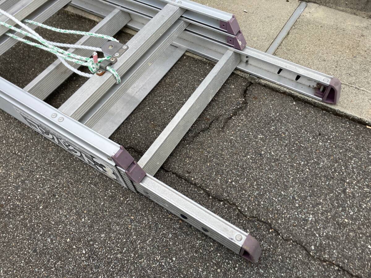 送料含む！【中古品】◇ピカコーポレイション(Pica) サヤ管式3連はしご LNT-70A コンパクト3　紐新品◇アクトツール富山店◇外_画像6