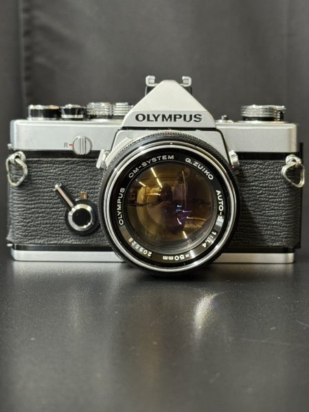 【FT01】OLYMPUS　OM-1　一眼レフ　フィルムカメラ　G.ZUIKO AUTO-S 1:1.4 f＝50㎜　カメラレンズ　ジャンク_画像1