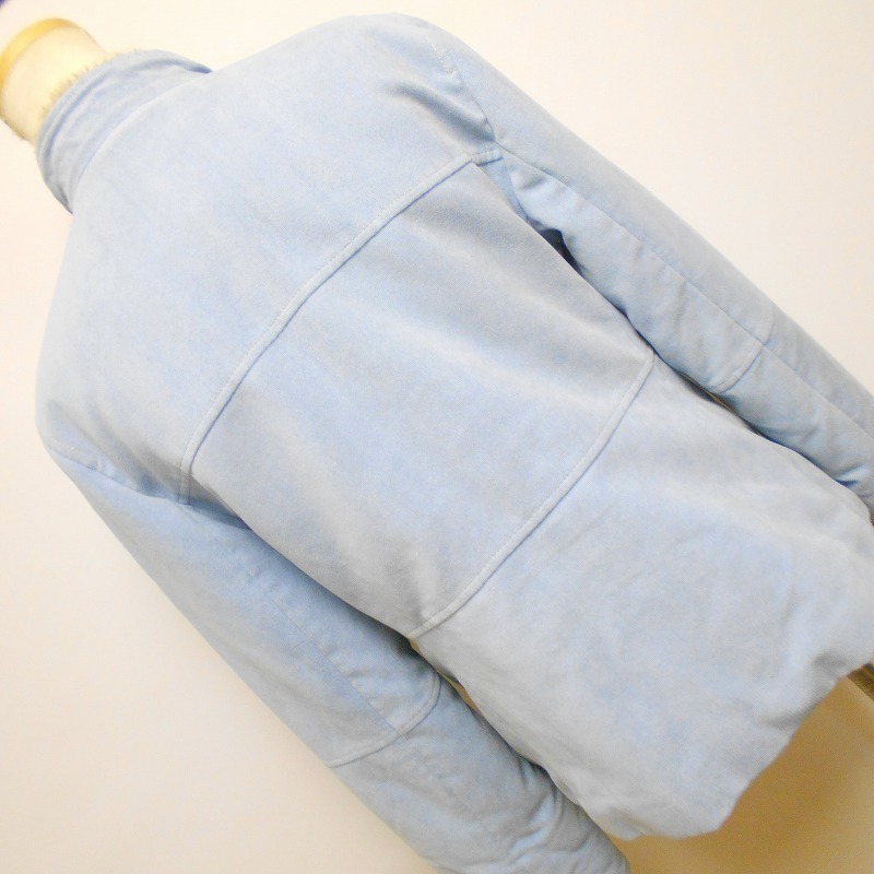 980872 CARA O CRUZ キャラオクルス 水色系 ジップアップ コート 9_画像4