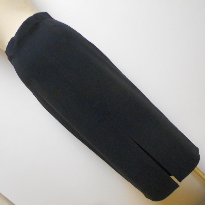 977679 tomomi トモミ 黒 ストレッチ タイト ロングスカート 未使用タグ付_画像3