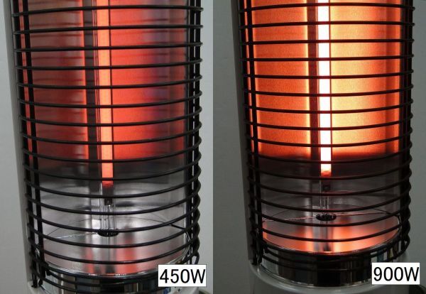 [ подтверждение рабочего состояния товар / хорошая вещь ]YAMAZEN/ гора . graphite обогреватель дальняя инфракрасная область супер скорость . левый правый автоматика колеблющийся 450W/900W переключатель DCTS-A092 2023 год производства /160 размер 