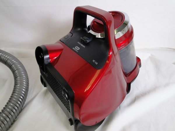 【簡易動作確認品】TOSHIBA/東芝 VC-C6 (R) TORNEO mini トルネオ ミニ サイクロン式クリーナー掃除機 自走式パワーブラシ 有線/120_画像5