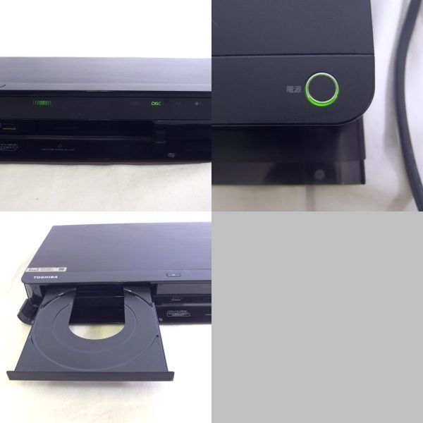 【通電確認済み/良品】TOSHIBA 東芝 REGZA DBR-W1007 Blu-ray ディスクレコーダー ブルーレイ レグザ 16年製 本体のみ/80サイズ_画像2