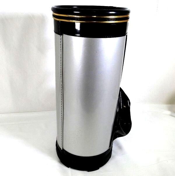 【1円～/非売品/ノベルティ】DUNLOP/ダンロップ キャディバッグ型 開口19cm/縦外寸49cm ダストボックス 玄関インテリア ゴルフ レトロ/120_画像3