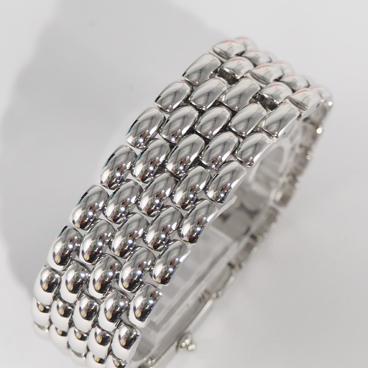 新同品 ショーメ CHAUMET ケイシス スクエア 12Pダイヤ レディース 腕時計 H493 中古_画像6