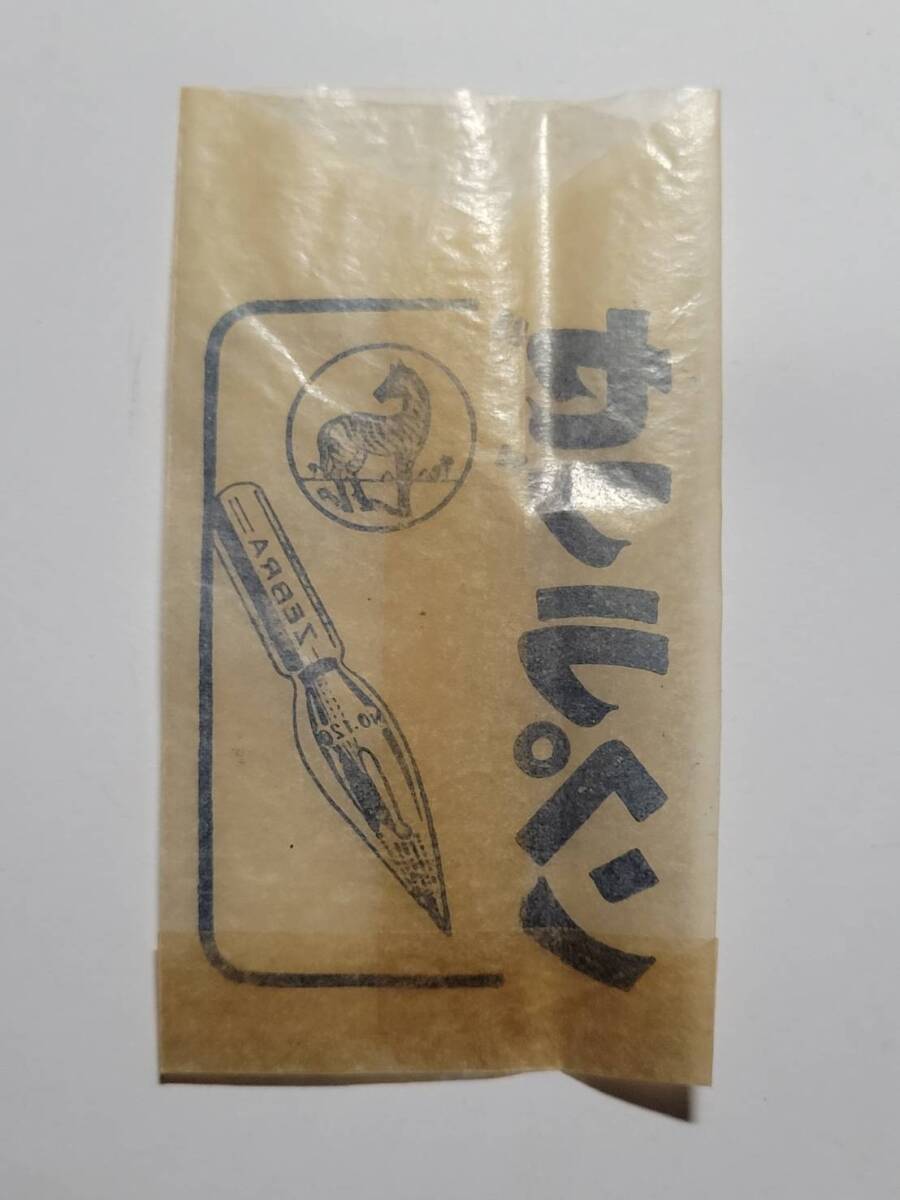 ② Zebra авторучка ( Ishikawa авторучка завод ( на данный момент Zebra акционерное общество ) изменение авторучка . этикетка (2 листов )& небольшое количество . пакет ( большой 9 листов ) комплект Showa 30~40 годы производство товар 