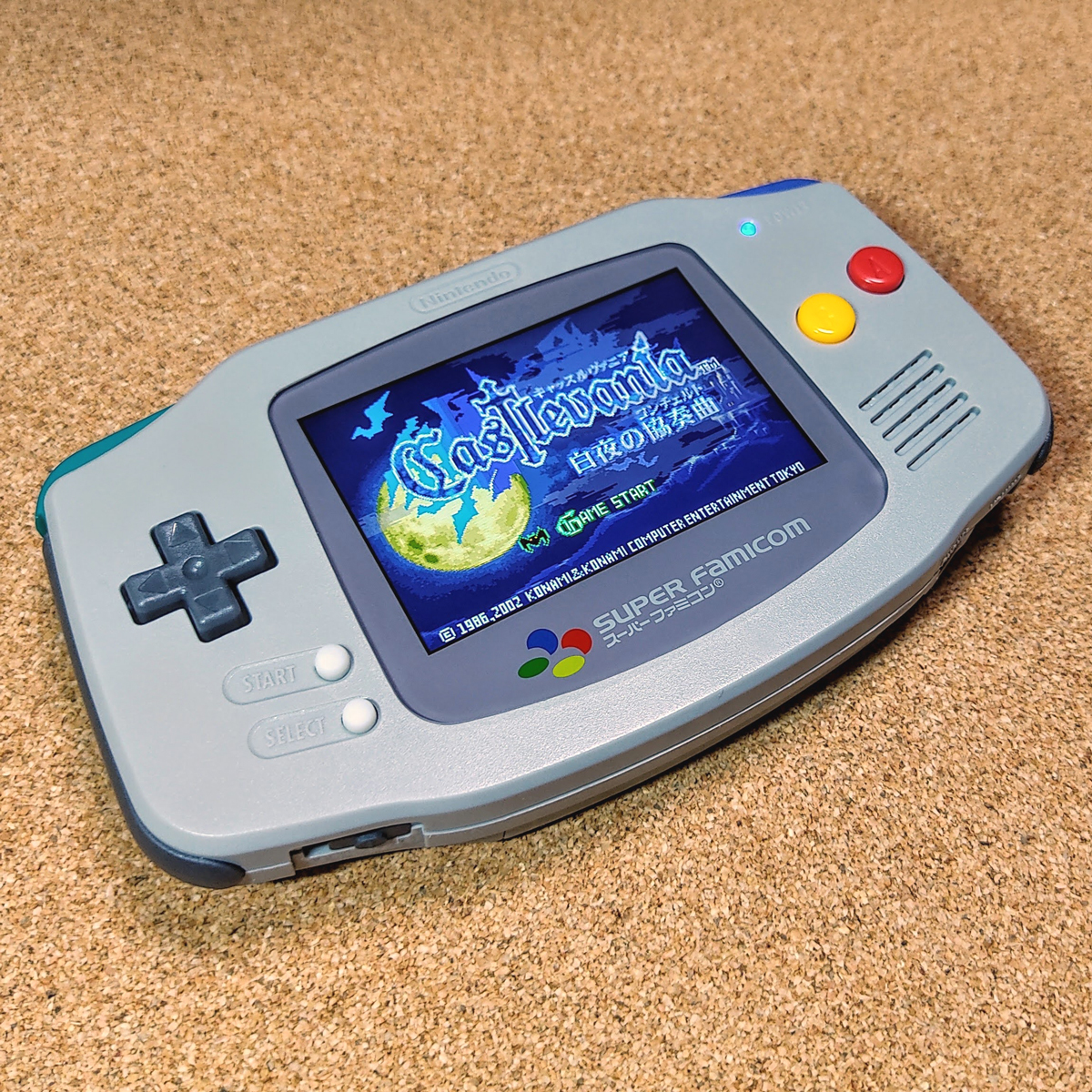 【STANDARD】IPSバックライト液晶V3 M2 LAMINATED+明るさ15段階+画面表示変更機能 カスタム ゲームボーイアドバンス 本体 GBA _画像2