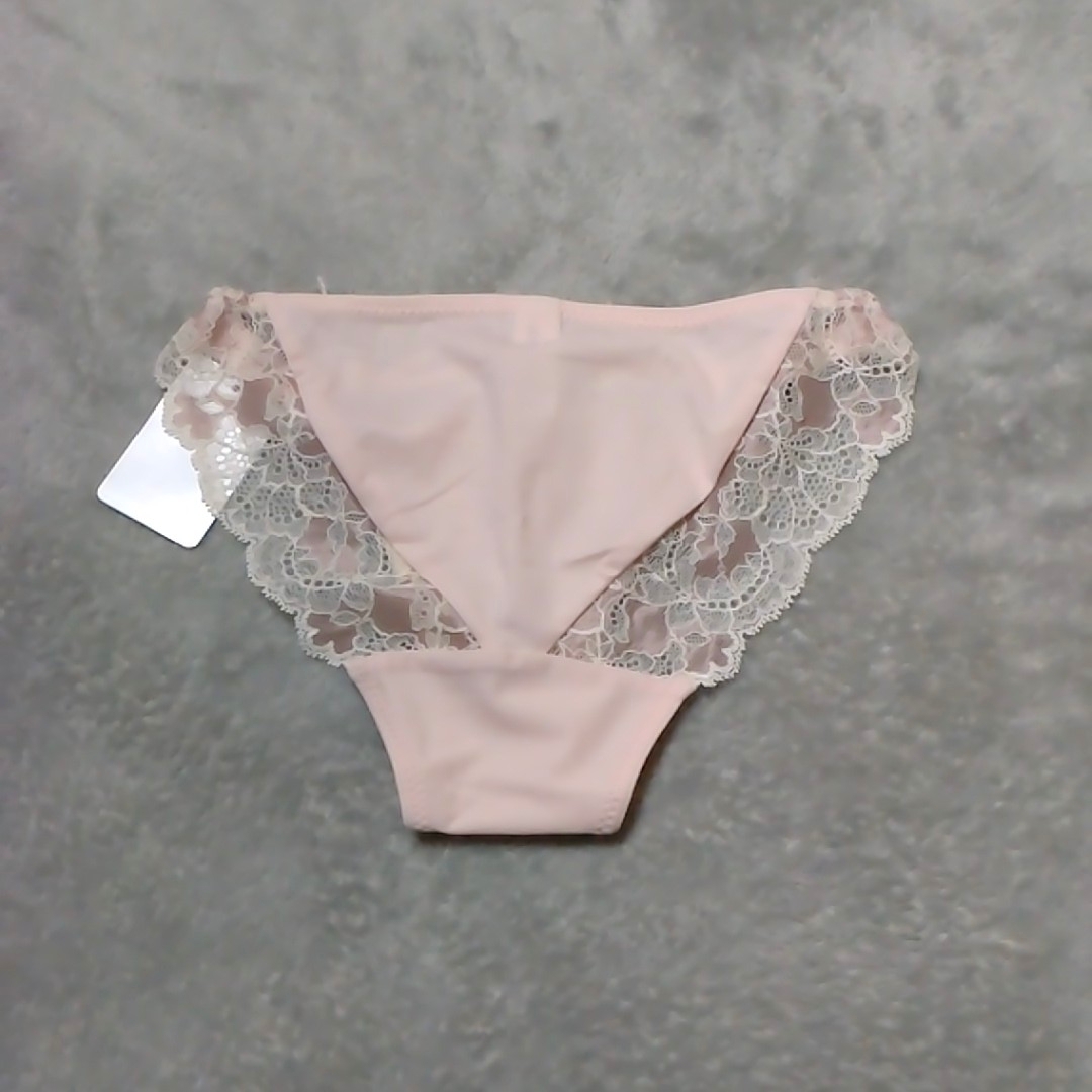 ピーチ・ジョン ナイスバディショーツS ピンクベージュ ダブルスリング フリル_画像2