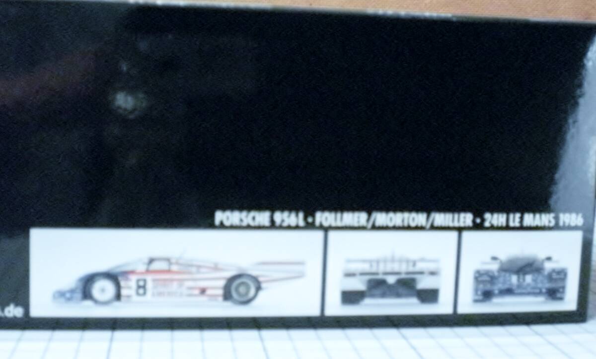 ミニチャンプス　1/18　PORSCHE956 L　No,8　LM24H　1986年　SPIRIT OF AMERICA　_画像5