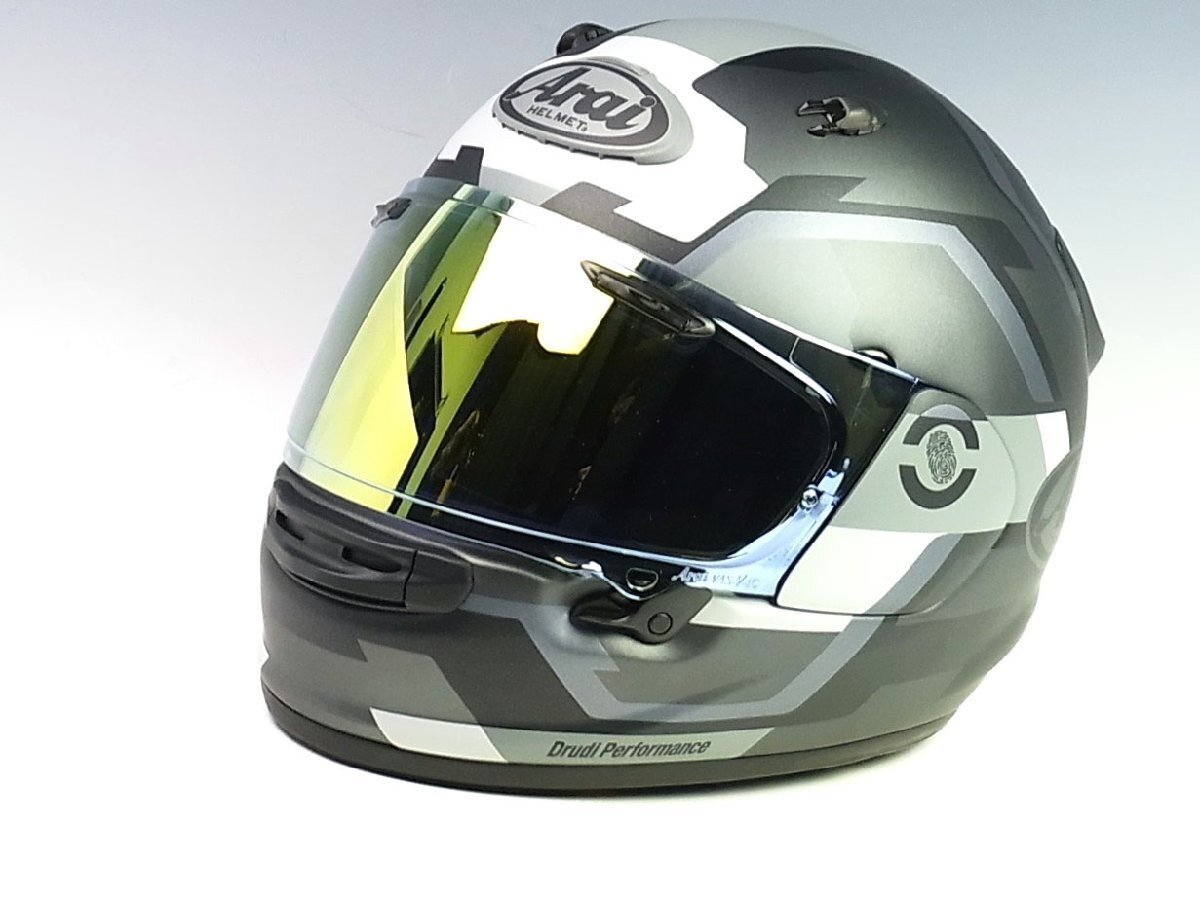 ◆極美品◆Arai/アライ◆アストロ GX・フェイス 2024年製◆グレー/つや消し◆61-62cm◆街乗り/ツーリング/サーキット◆抗菌・消臭・防汚◆_画像2