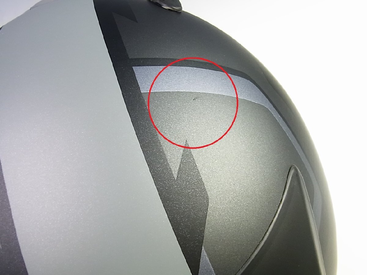 ◆極美品◆Arai/アライ◆アストロ GX・フェイス 2024年製◆グレー/つや消し◆61-62cm◆街乗り/ツーリング/サーキット◆抗菌・消臭・防汚◆_画像8