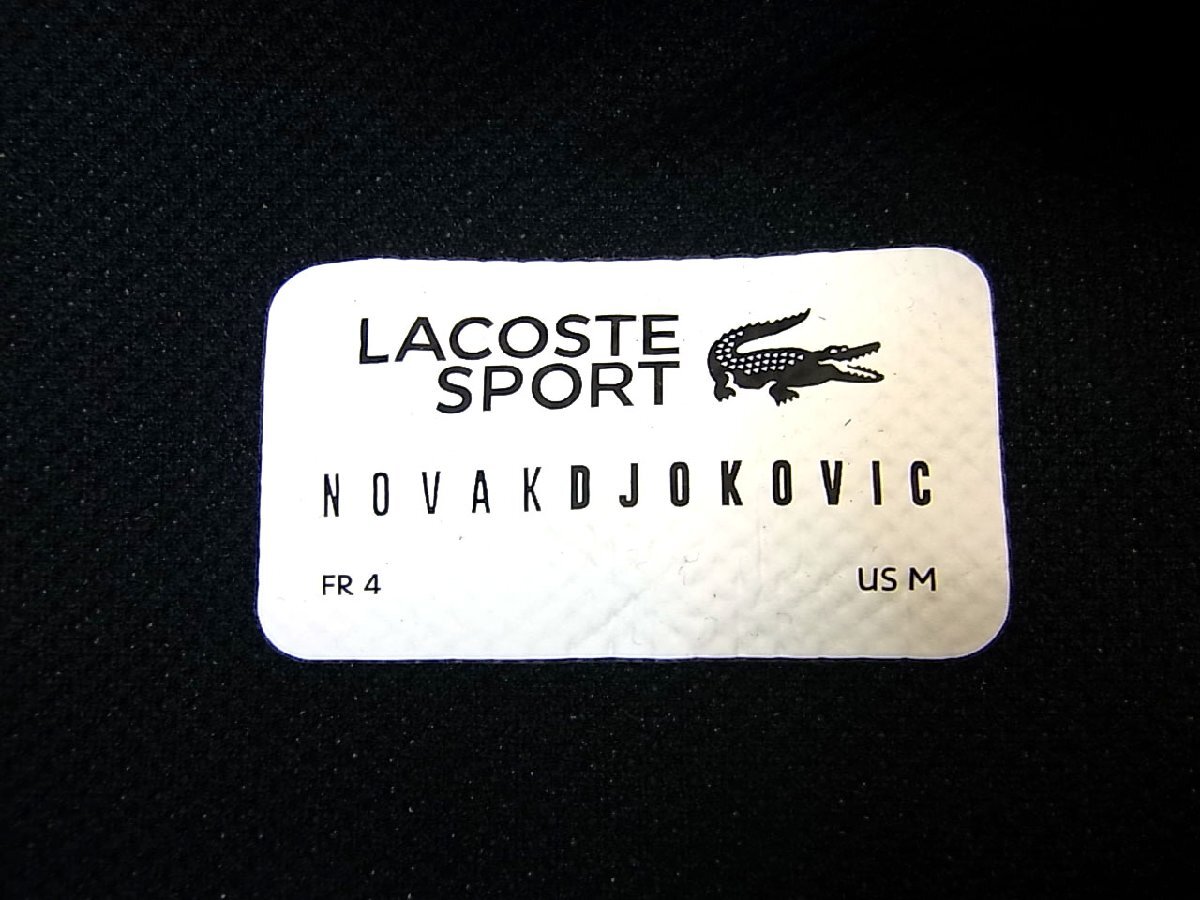 ◆未使用・保管品◆LACOSTE/ラコステ◆NOVAKDJOKOVIC/ノバクジョコビッチ◆フルジップアップジャケット◆黒/ブラック◆テニス◆_画像4