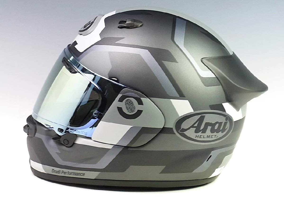 ◆極美品◆Arai/アライ◆アストロ GX・フェイス 2024年製◆グレー/つや消し◆61-62cm◆街乗り/ツーリング/サーキット◆抗菌・消臭・防汚◆_画像5