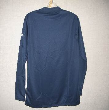 アンブロ UBA7851長袖シャツNVY 紺 ネイビー Oサイズ 大きいサイズ umbro 新品 レトロ 即決'_画像3