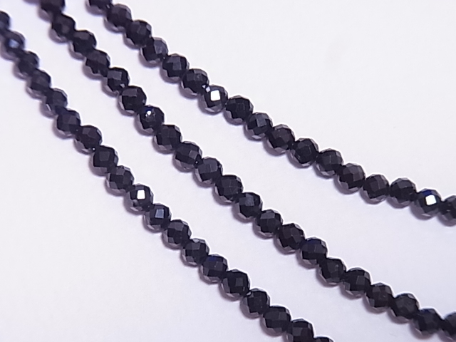 【限界市場】★期間限定★素晴らしい輝き！高品質！天然ブラックスピネル★120cm★ネックレス★送料無料★　_画像1