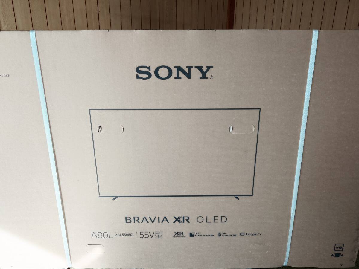 新品 ソニー 55型 4K有機ELテレビ BRAVIA ブラビア XRJ-55A80L OLED XR 倍速 Google TV 4K_画像2