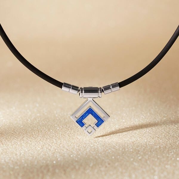 ★コラントッテ TAO ネックレス スリム ARAN mini シルバー×ブルーラメ L Colantotte [4523865134193] ★正規品★_画像1