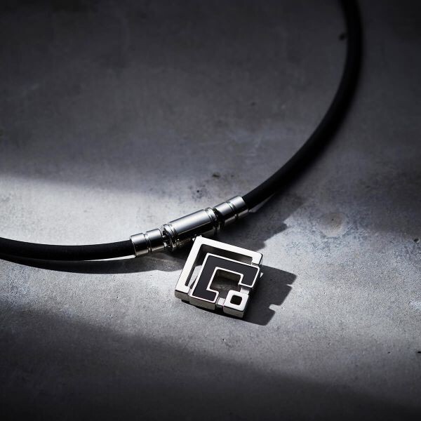 ★コラントッテ TAO ネックレスα ARAN シルバー×ブラック L Colantotte [4523865130812] ★正規品★_画像1