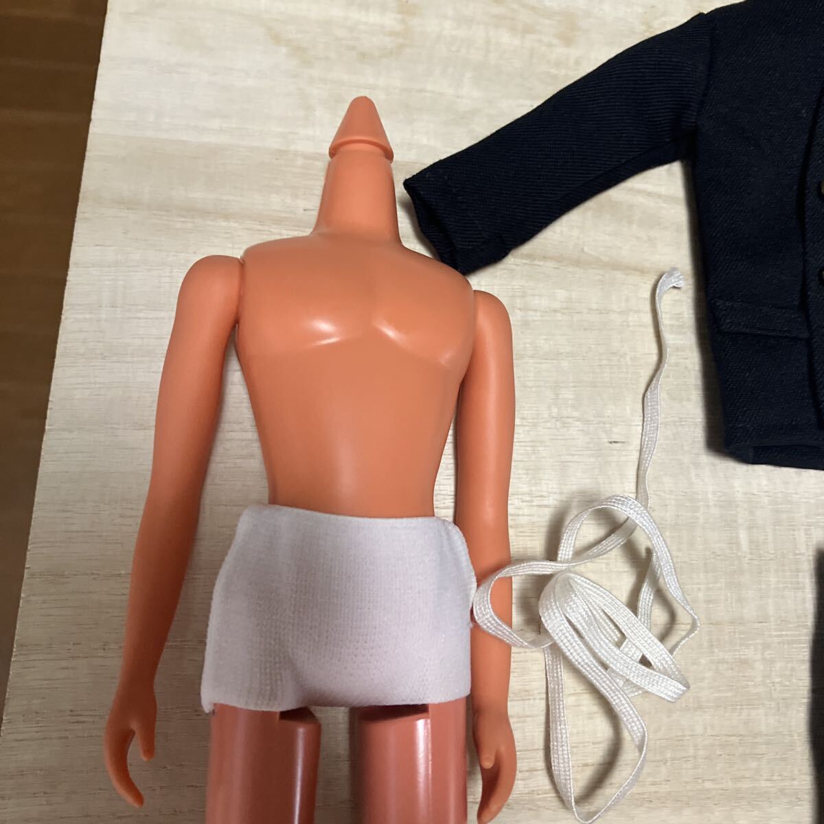 TAKARA製　古い男の子素体（未使用品）とノアドロームの学生服セット　着せ替え人形　リカちゃんパパ　ジェニーボーイフレンド　タカラ_画像2