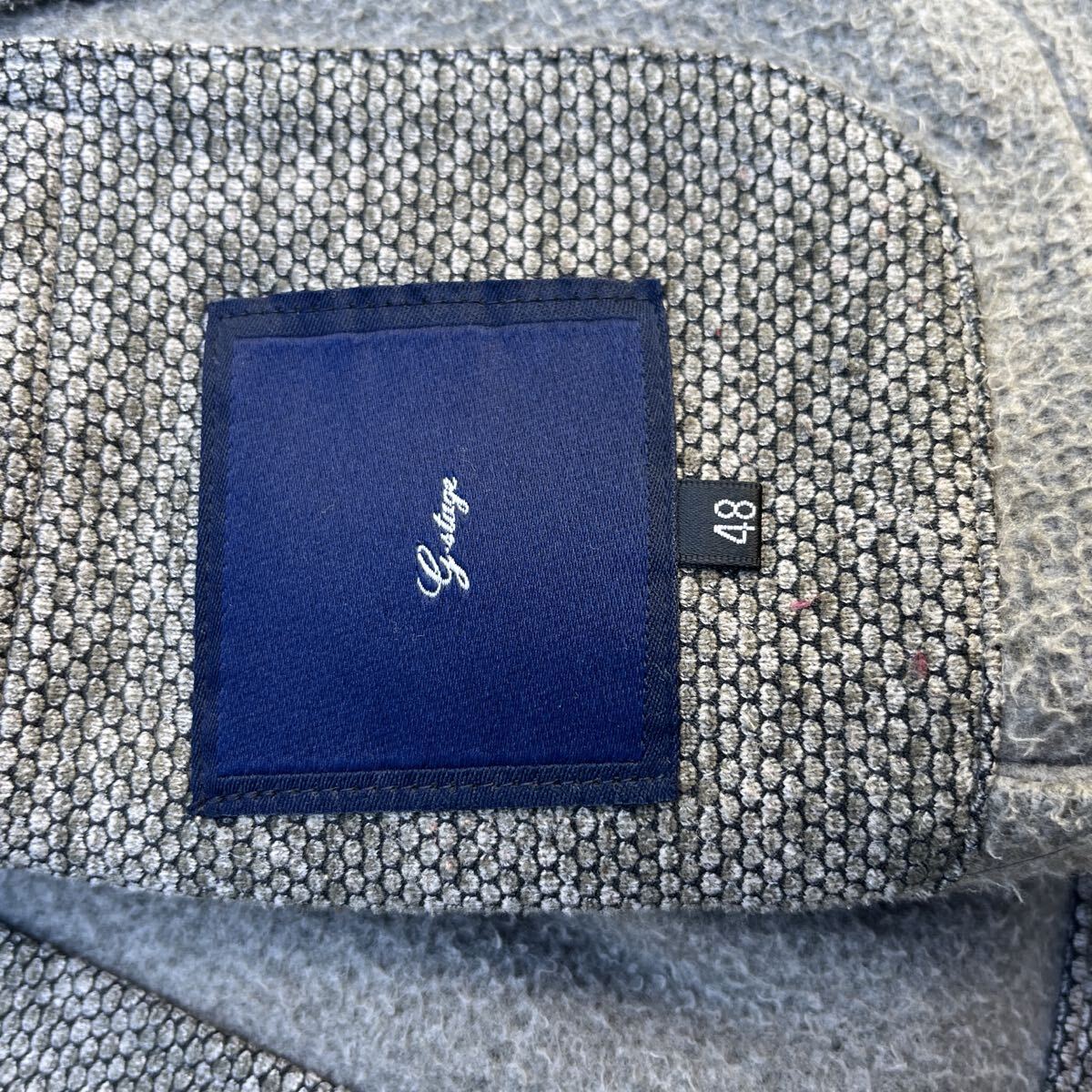 【大人の高級感】g-stage ジーステージアンコンジャケット テーラードジャケット 秋冬 肉厚 2B メンズ ブレザー お洒落 美品 48 L _画像6