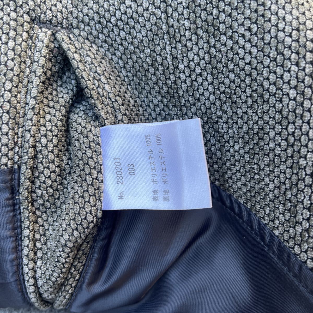 【大人の高級感】g-stage ジーステージアンコンジャケット テーラードジャケット 秋冬 肉厚 2B メンズ ブレザー お洒落 美品 48 L _画像7