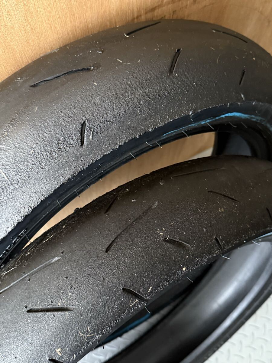 【送料無料】DUNLOP ダンロップ KR410 110/70R17 140/70R17 前後タイヤセット　サーキット使用 DUNLOP CBR250RR YZF-R3など_画像2