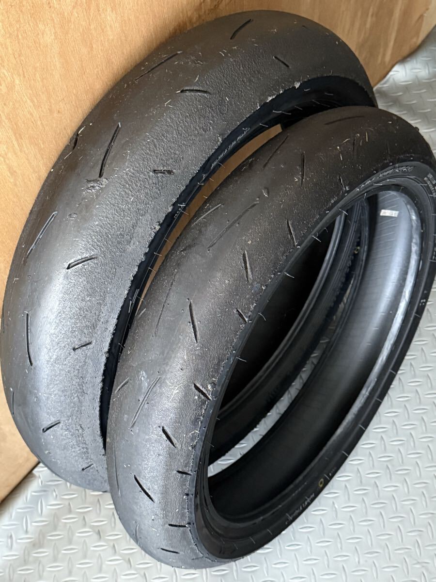 【送料無料】DUNLOP ダンロップ KR410 110/70R17 140/70R17 前後タイヤセット　サーキット使用 DUNLOP CBR250RR YZF-R3など_画像3