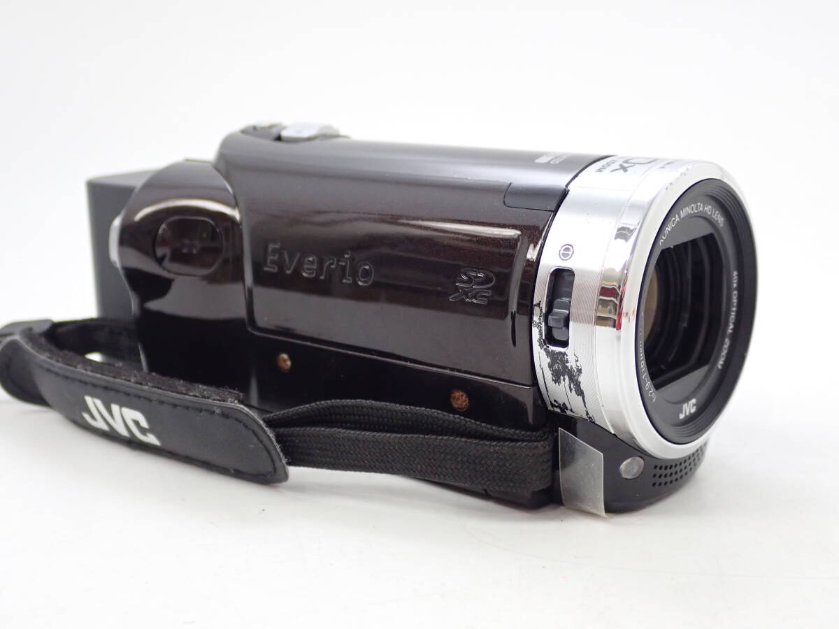 通電確認済 1円～☆JVC KENWOOD ケンウッド Everio エブリオ GZ-E225-T デジタルビデオカメラ/角115-1000_画像3