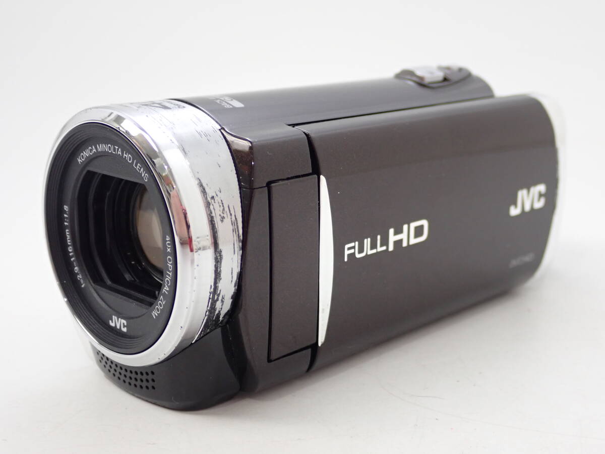 通電確認済 1円～☆JVC KENWOOD ケンウッド Everio エブリオ GZ-E225-T デジタルビデオカメラ/角115-1000_画像2