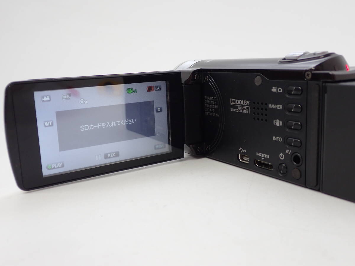 通電確認済 1円～☆JVC KENWOOD ケンウッド Everio エブリオ GZ-E225-T デジタルビデオカメラ/角115-1000_画像4