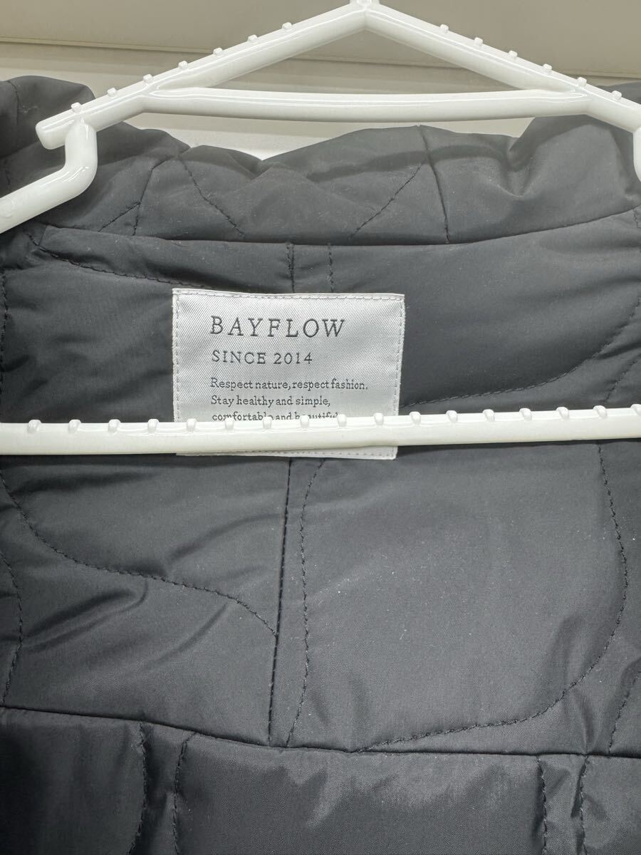 BAY FLOW ボアジャケット サイズ3 サイズL相当 ボアパーカー フリースジャケット ブラック ベージュ_画像4