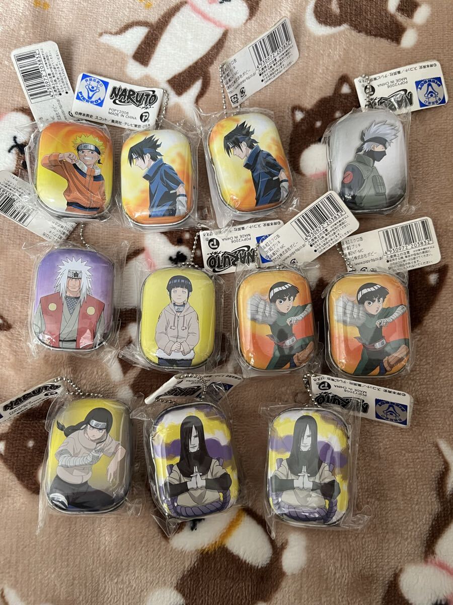 1 иен ~* NARUTO микро жестяная банка 11 шт * Mini жестяная банка Naruto (Наруто) подвеска kekakasi собственный ..hinata винт 