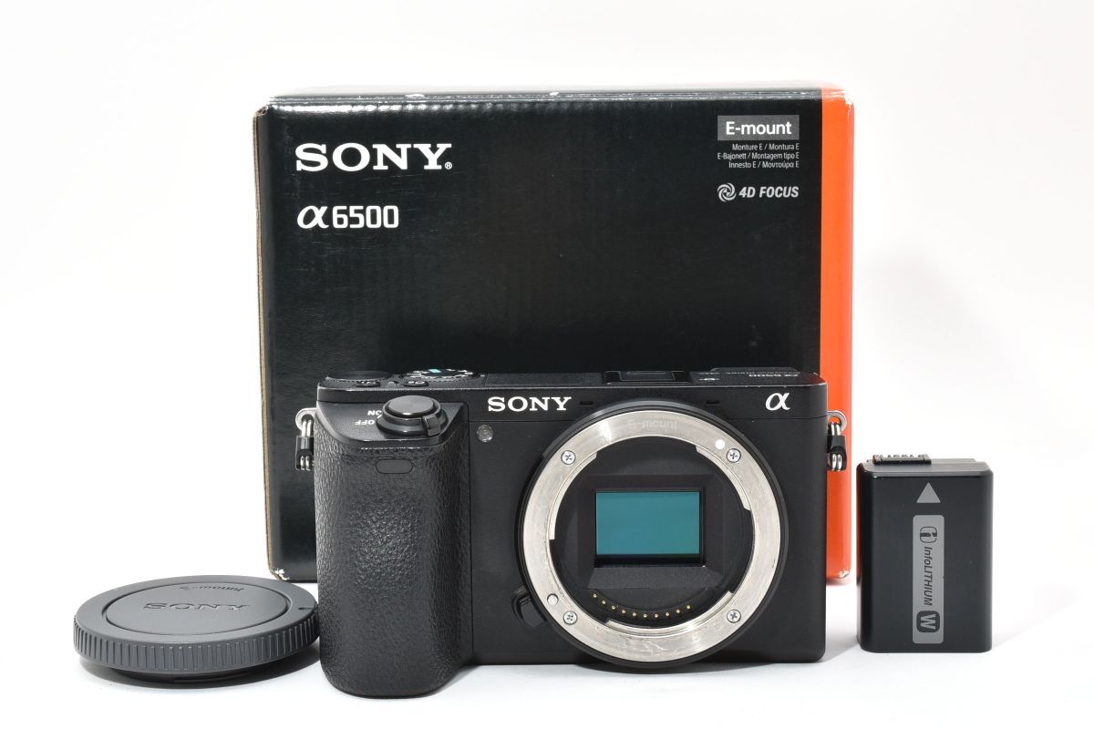 * хорошая вещь * Sony SONY α6500 корпус ILCE-6500 { изначальный с коробкой * принадлежности большое количество!} часть есть перевод * рабочий товар * #55P56A510238