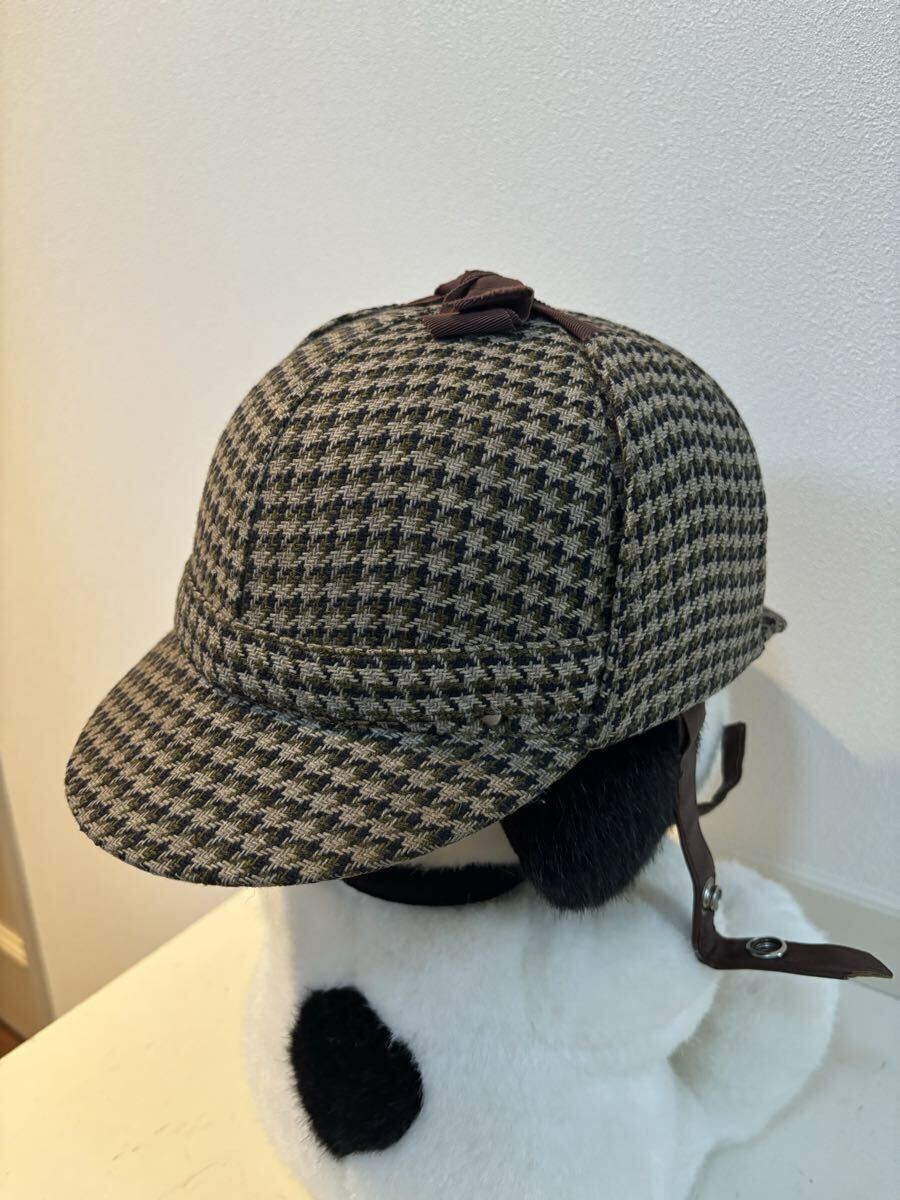  Vintage Британия Everoak ever дуб Dias to- машина шапочка type шлем твид размер 7-1/2 61 M?