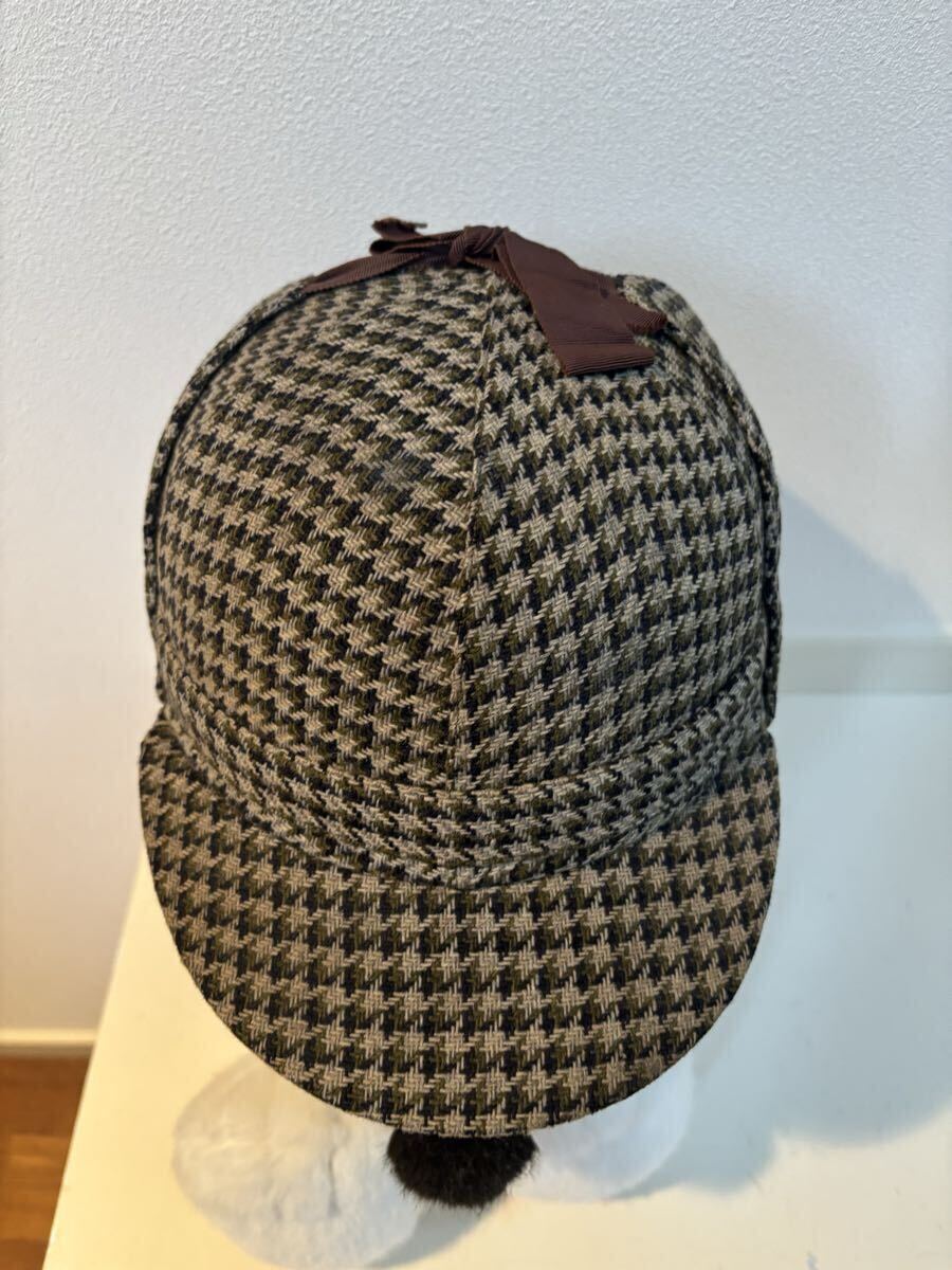  Vintage Британия Everoak ever дуб Dias to- машина шапочка type шлем твид размер 7-1/2 61 M?