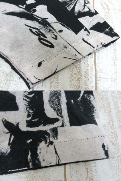 90'S ジェームスディーン 総柄 フォトプリント Tシャツ ムービー ビンテージ USA製 サイズL FRUIT OF THE LOOM 希少 中古/USED_画像9