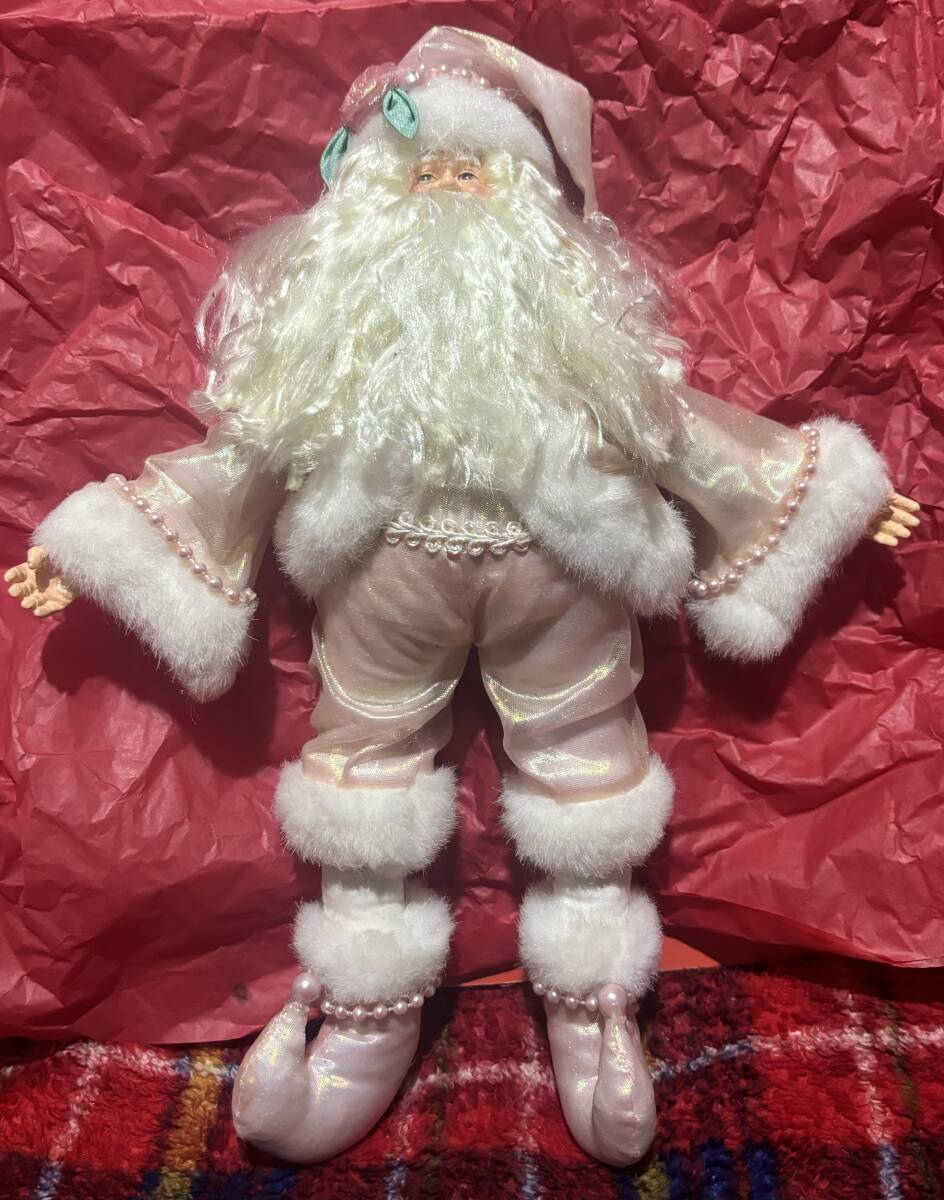 ローズ　クリスマス　リアル　サンタクロース　ピンクS 新品同様に近し_画像1