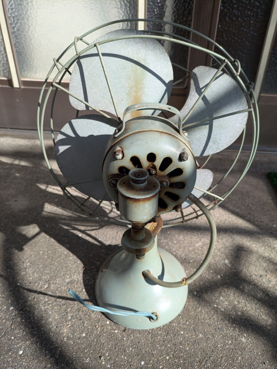  античный [ Shibaura вентилятор ] Showa Retro 