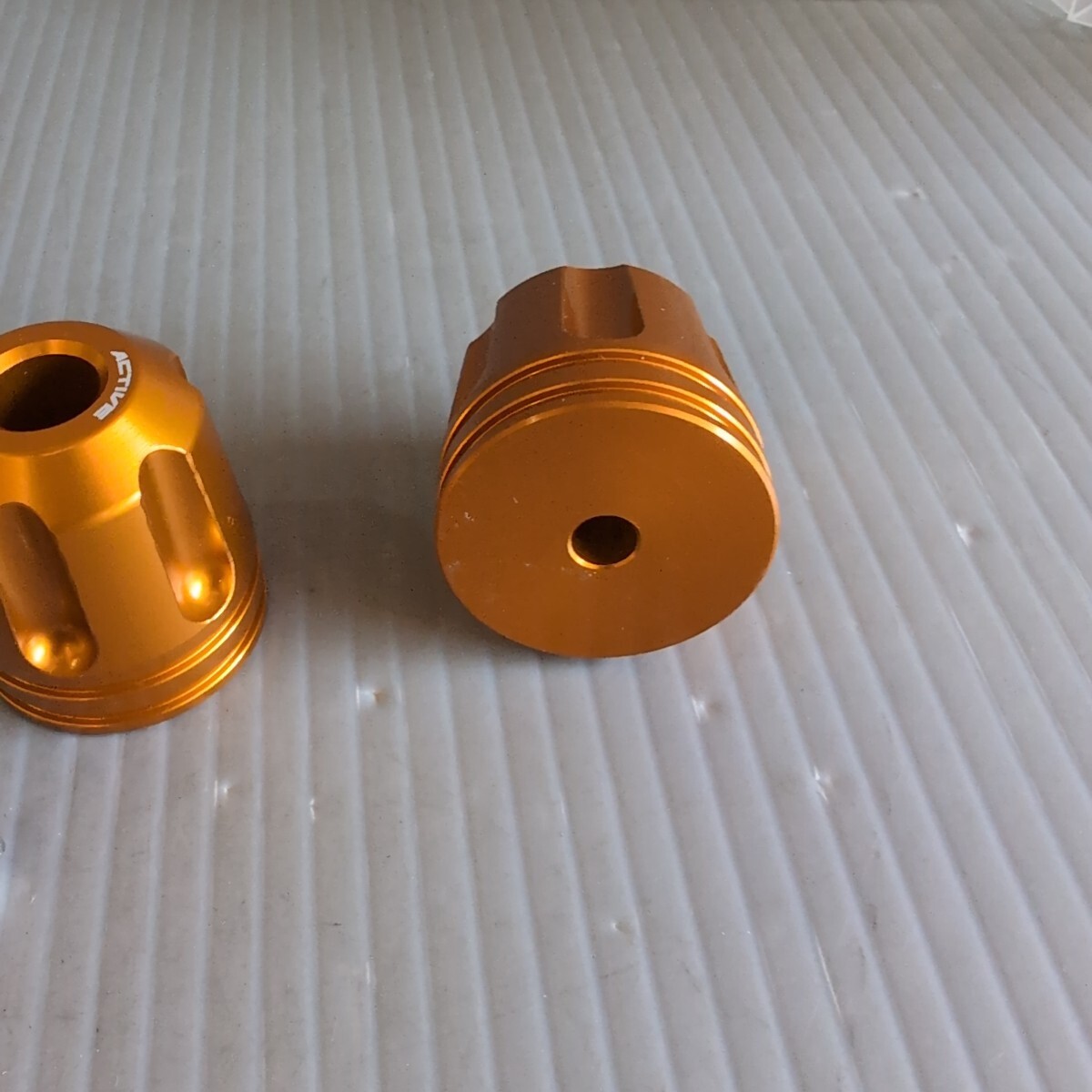 c206　アクティブ (ACTIVE) アルミバーエンド リボルバー ゴールド φ33-L35 60800113　中古品　部品不足　送料込み_画像4